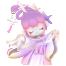 Dusk Lake Harmony variant of the Robotime Nanci Poetic Beauty blind box series