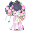 Rose Sniffing variant of the Robotime Nanci Poetic Beauty blind box series