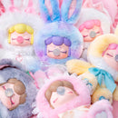 Six color variants of the Robotime Nanci Shining Bunny, blind box with a cute figurine in a bunny suit in multiple color variants