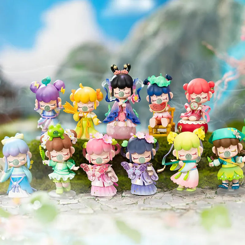 All variants of the Robotime Nanci Solar Spring blind box series