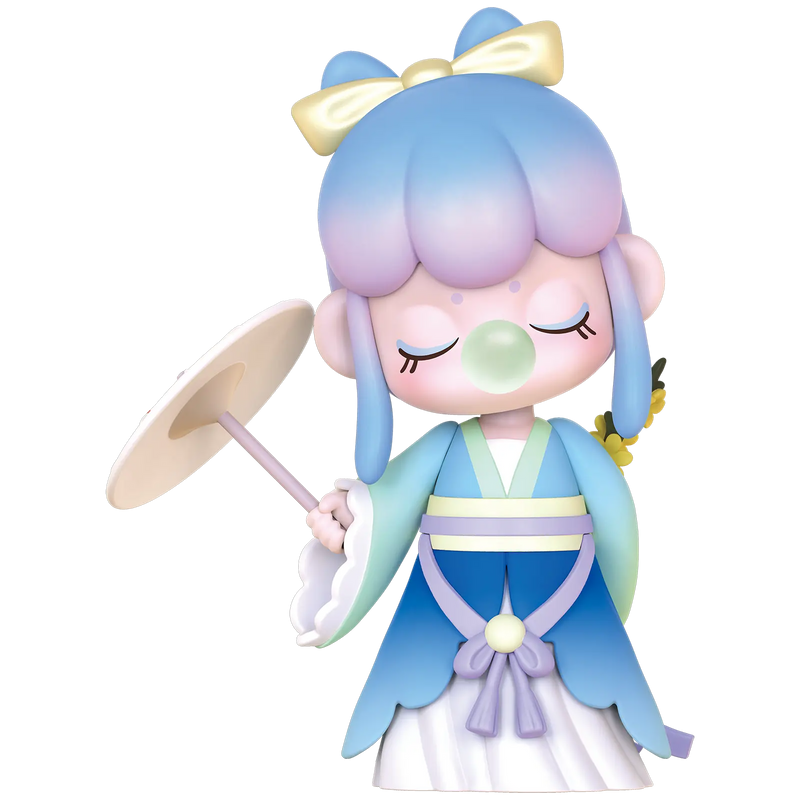 Rain Water variant of the Robotime Nanci Solar Spring blind box series