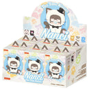 Display with six packages of theRobotime Nanci Tea Time Kitties blind box series