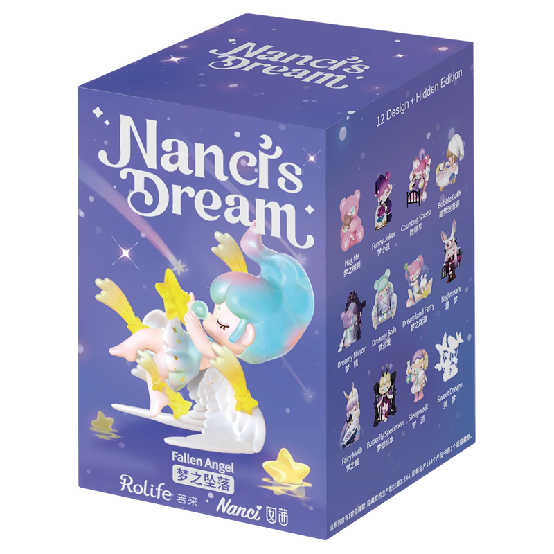 Front of package of the Robotime Nanci's Dream blind box series