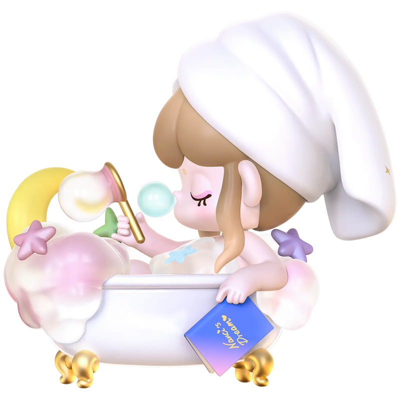 Bubble Bath variant of the Robotime Nanci's Dream blind box series