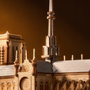 Details of the tower of the Robotime Paris Cathedral