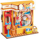 Product photo of the Robotime Pawfect Pet Shop, construction kit for a miniature house of a cute pet shop