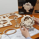 A step in the building process of the Robotime Perpetual Calendar