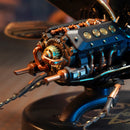 Close-up of the abdomen of the Robotime Rhinoceros Beetle