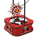 Close-up of the pendulum of the Robotime Santa on Sleigh