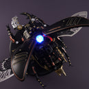 Top of the Robotime Storm Beetle, electric construction kit of a stag beetle in steampunk style