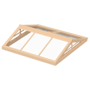 Product photo of the Robotime Super Creator Roof (D), small roof compatible with the plastic miniature houses and roof terraces of the Super Creator series