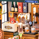 The draft beer and drinks at the bar of the Robotime Tipsy Restaurant
