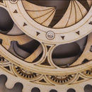 Detail of the lid of the Robotime Treasure Box