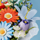 Close-up of part of the bouquet of the Robotime Twilight Sky Bouquet