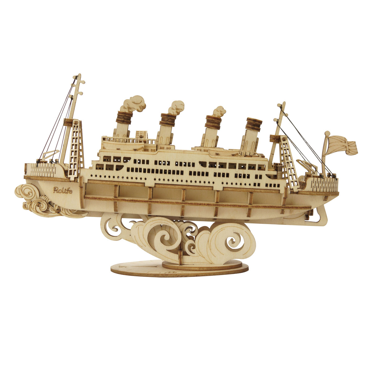 Bateau de croisière - Puzzle 3D Mécanique en bois Rolife - BCD JEUX Bateau de croisière - Puzzle 3D Mécanique en bois Rolife - BCD JEUX